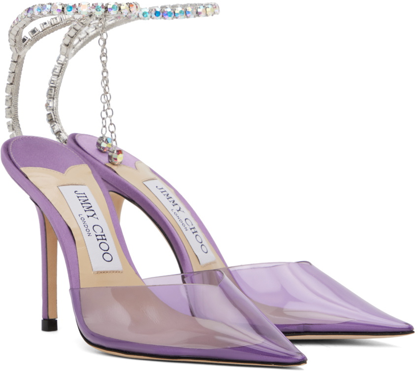 Jimmy Choo Purple Saeda 100 Heels Jimmy Choo