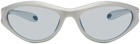 BONNIE CLYDE Silver & Blue Angel Sunglasses