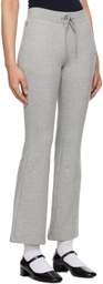 Fax Copy Express Grey Casual Lounge Pants