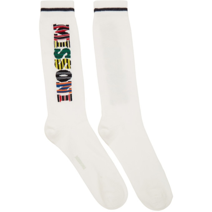 Photo: Missoni White Logo Socks