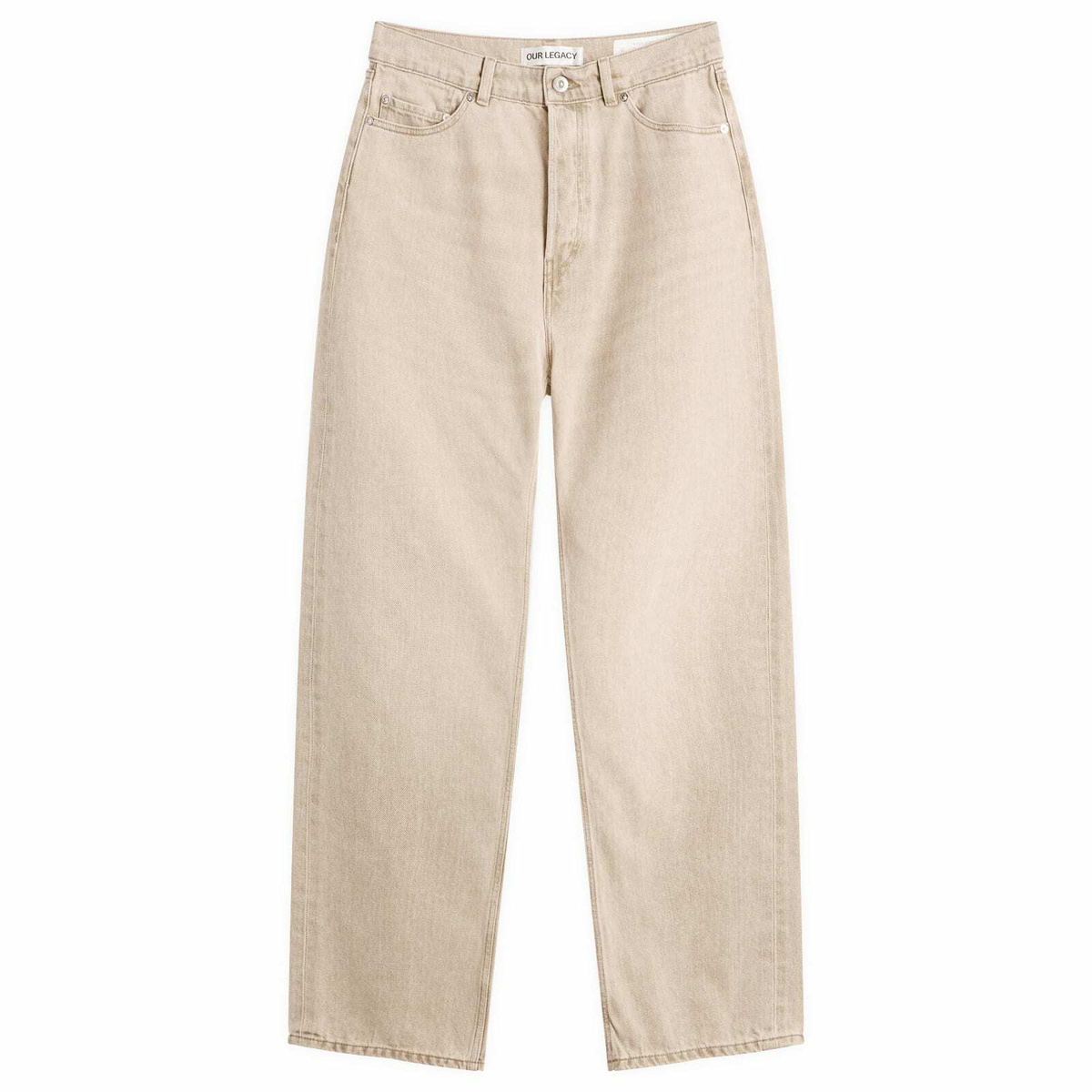 Our Legacy Men's First Cut Jeans in Olive