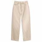 Our Legacy Men's First Cut Jeans in Olive