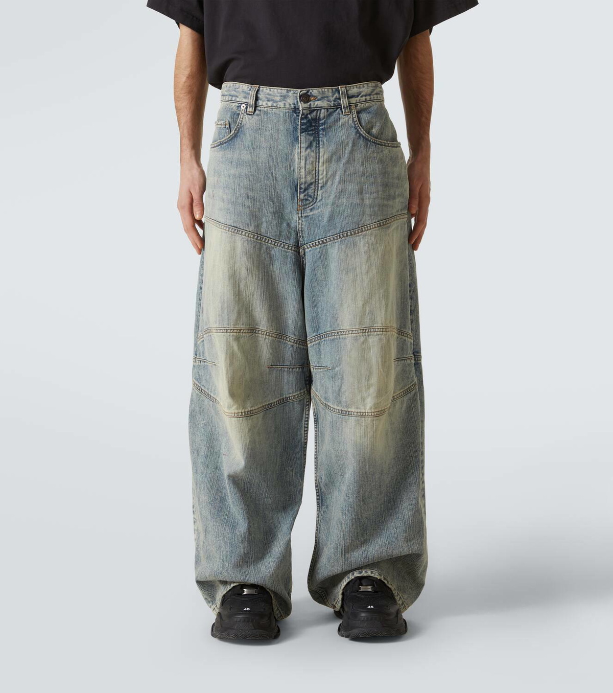 Balenciaga George V wide-leg jeans