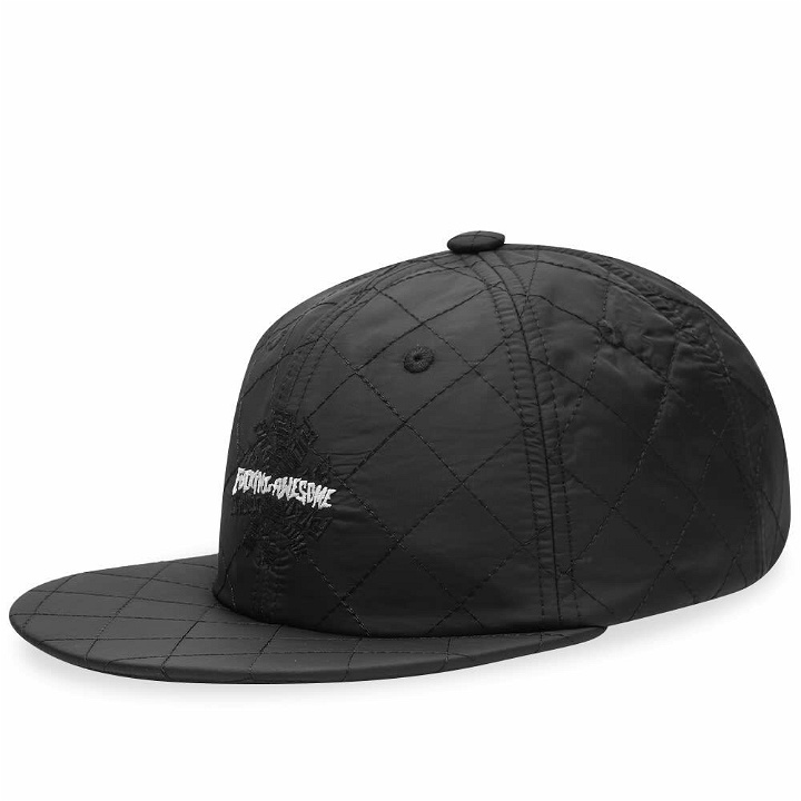 Photo: Fucking Awesome Men's Quilted Spiral Cap in Black