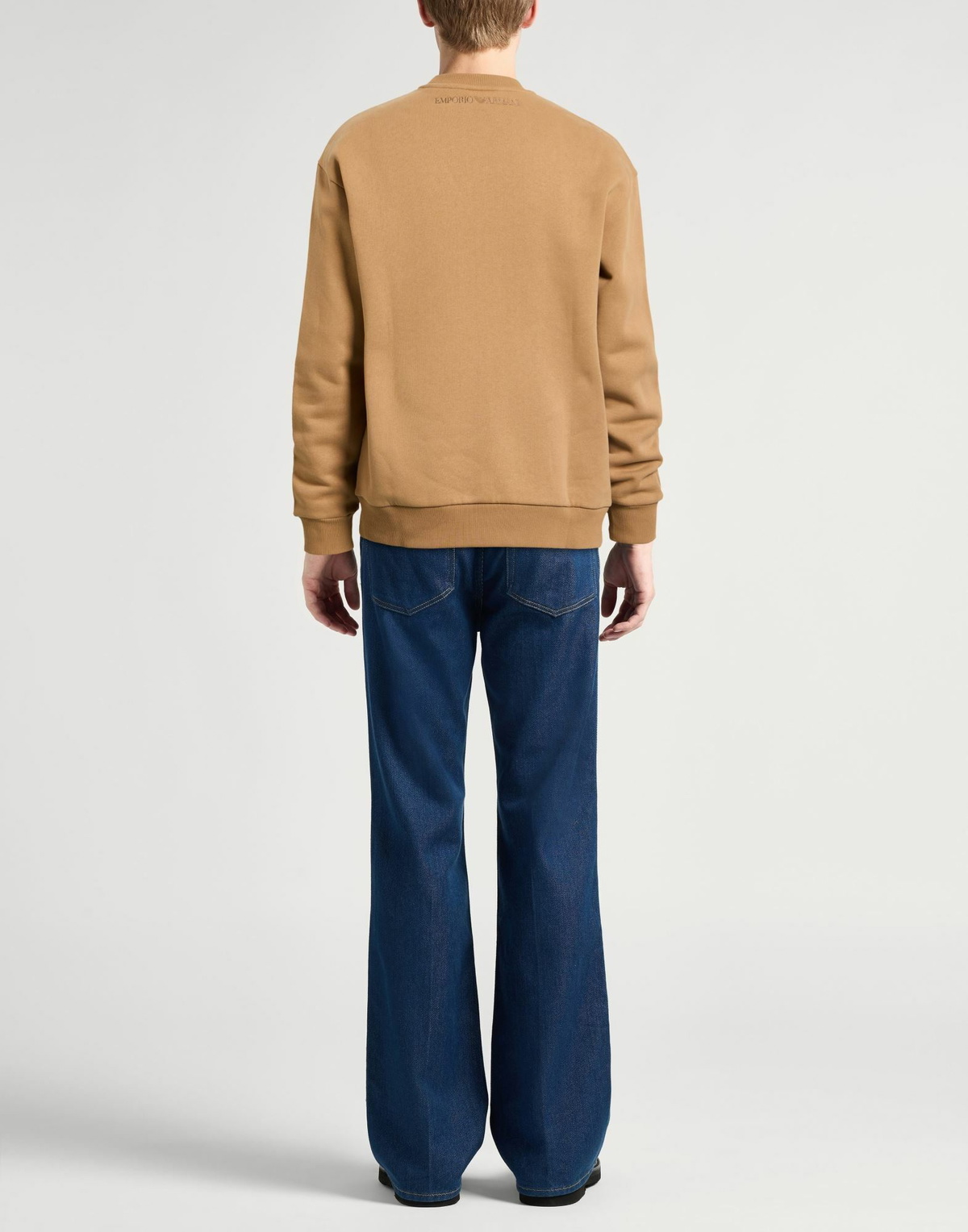 Emporio Armani Mens Sweatshirt Camel