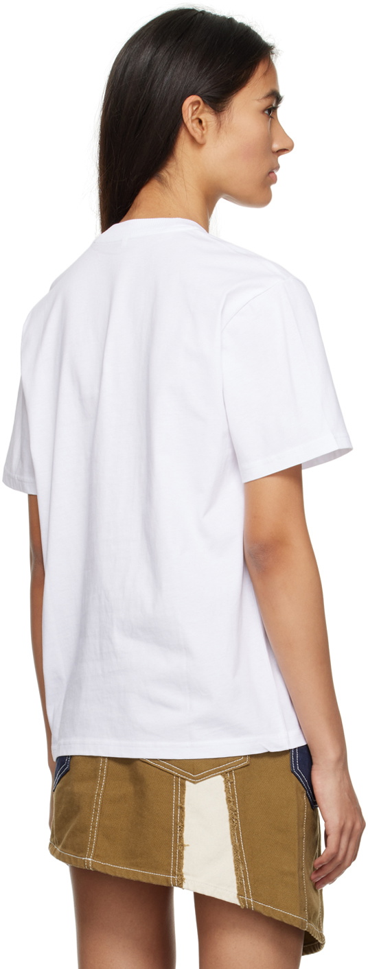 SUNNEI White Printed T-Shirt