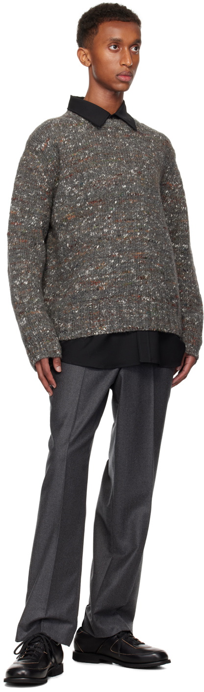Róhe Gray Straight Leg Classic Trousers