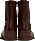CAMPERLAB Burgundy Traktori Boots