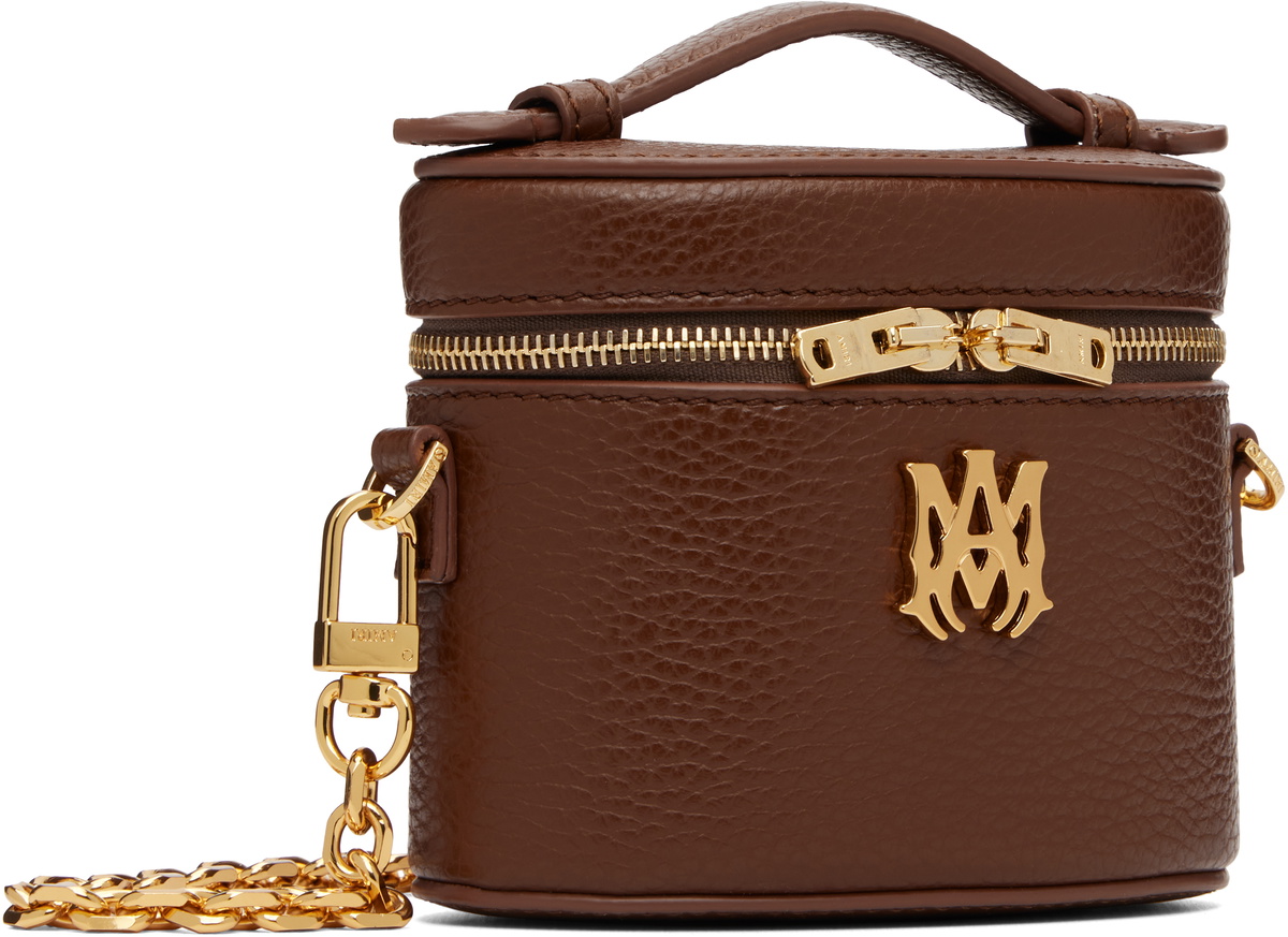 AMIRI Brown Nano Vanity Bag
