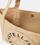 Stella McCartney Logo raffia tote bag