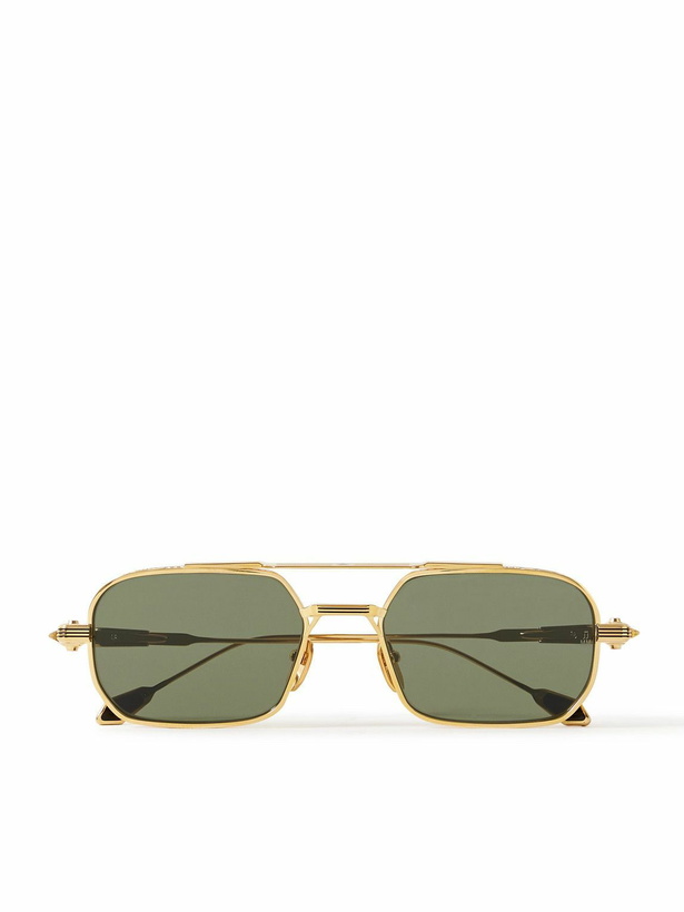 Photo: Jacques Marie Mage - Last Frontier VI Deaver Aviator-Style Gold-Tone Sunglasses