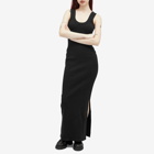 Alexander Wang Women's Logo Maxi Tank Dress in Black