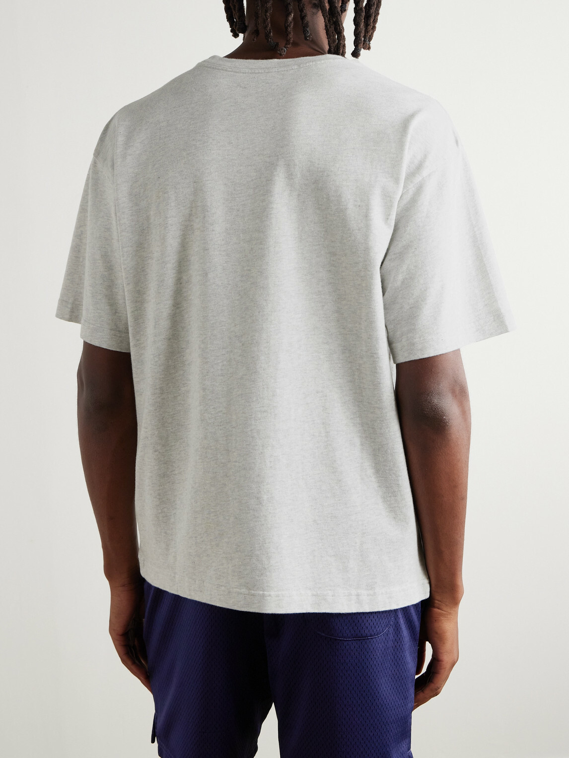 Aimé Leon Dore - Logo-Print Cotton-Jersey T-Shirt - Gray