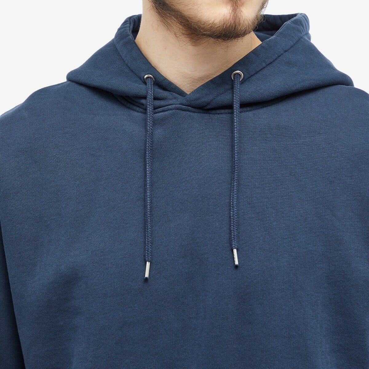 Colorful Standard Men's Classic Organic Popover Hoodie in NavyBlue