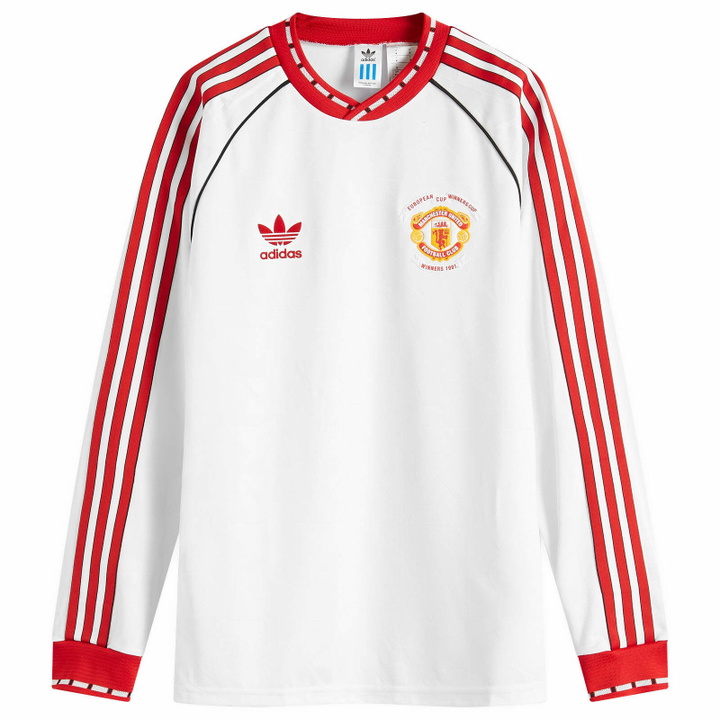 Photo: Adidas MUFC A 91 Jersey L in White