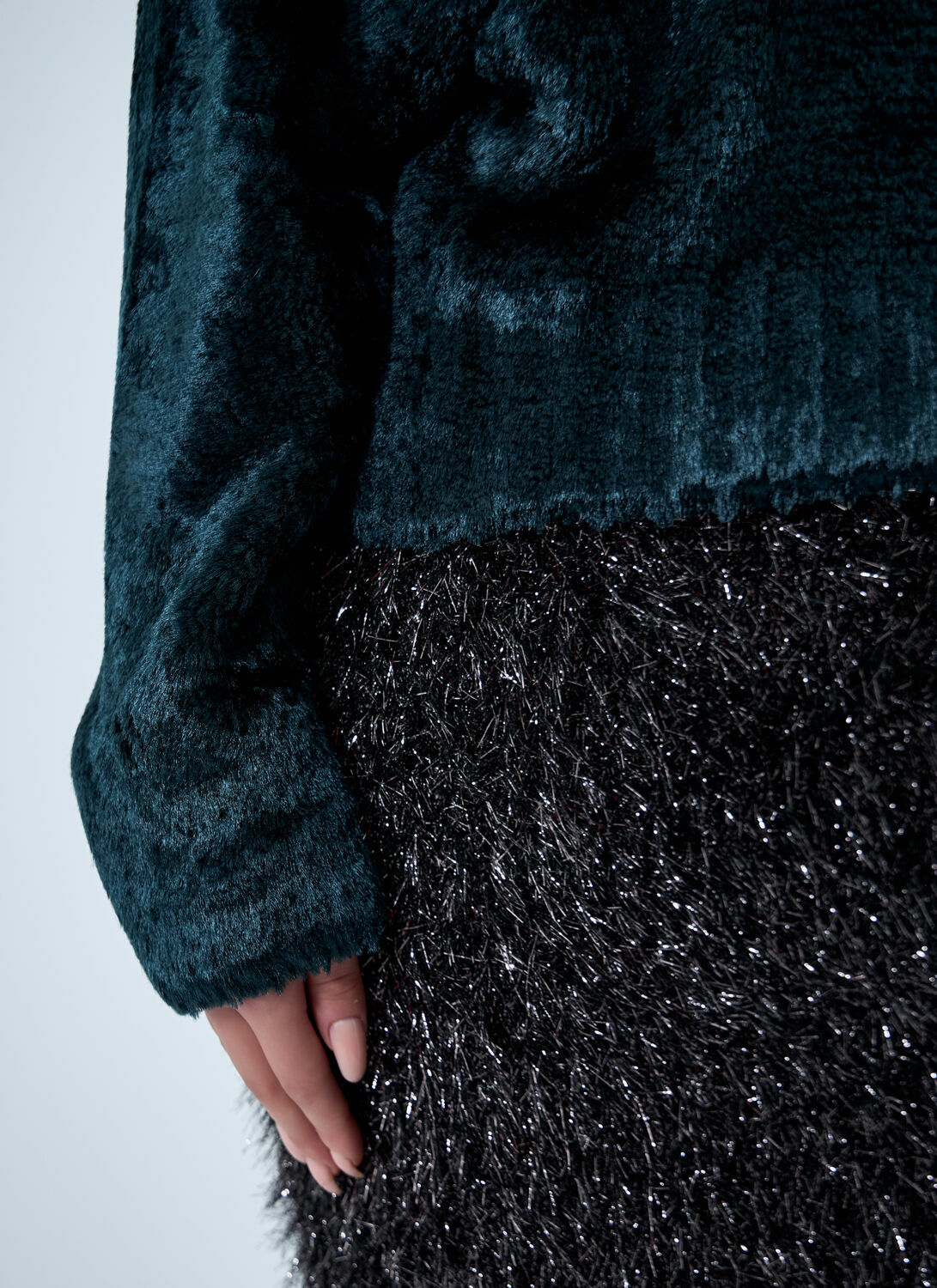 Lacoste Velour Polo Sweater