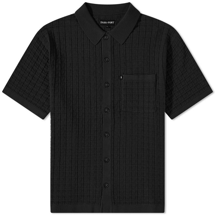 Photo: Pass~Port Men's SR Knit Shirt in Black