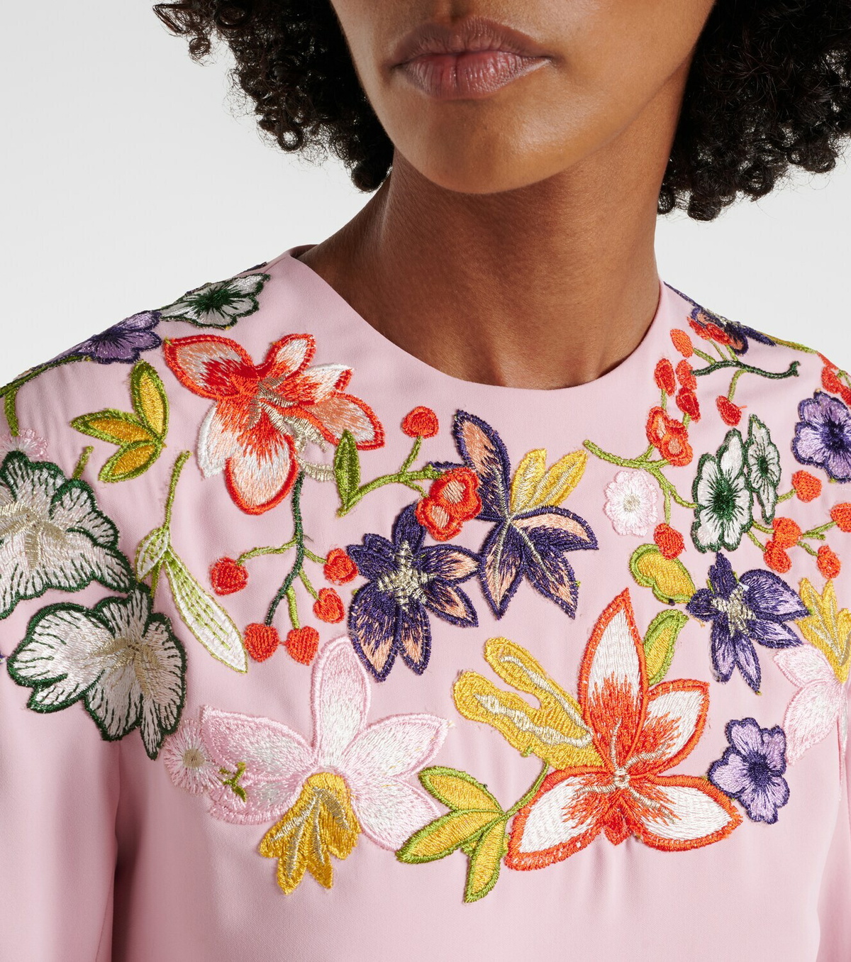 Costarellos Embroidered gown
