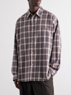 SAGE NATION - Chisholm Checked Flannel Shirt - Brown