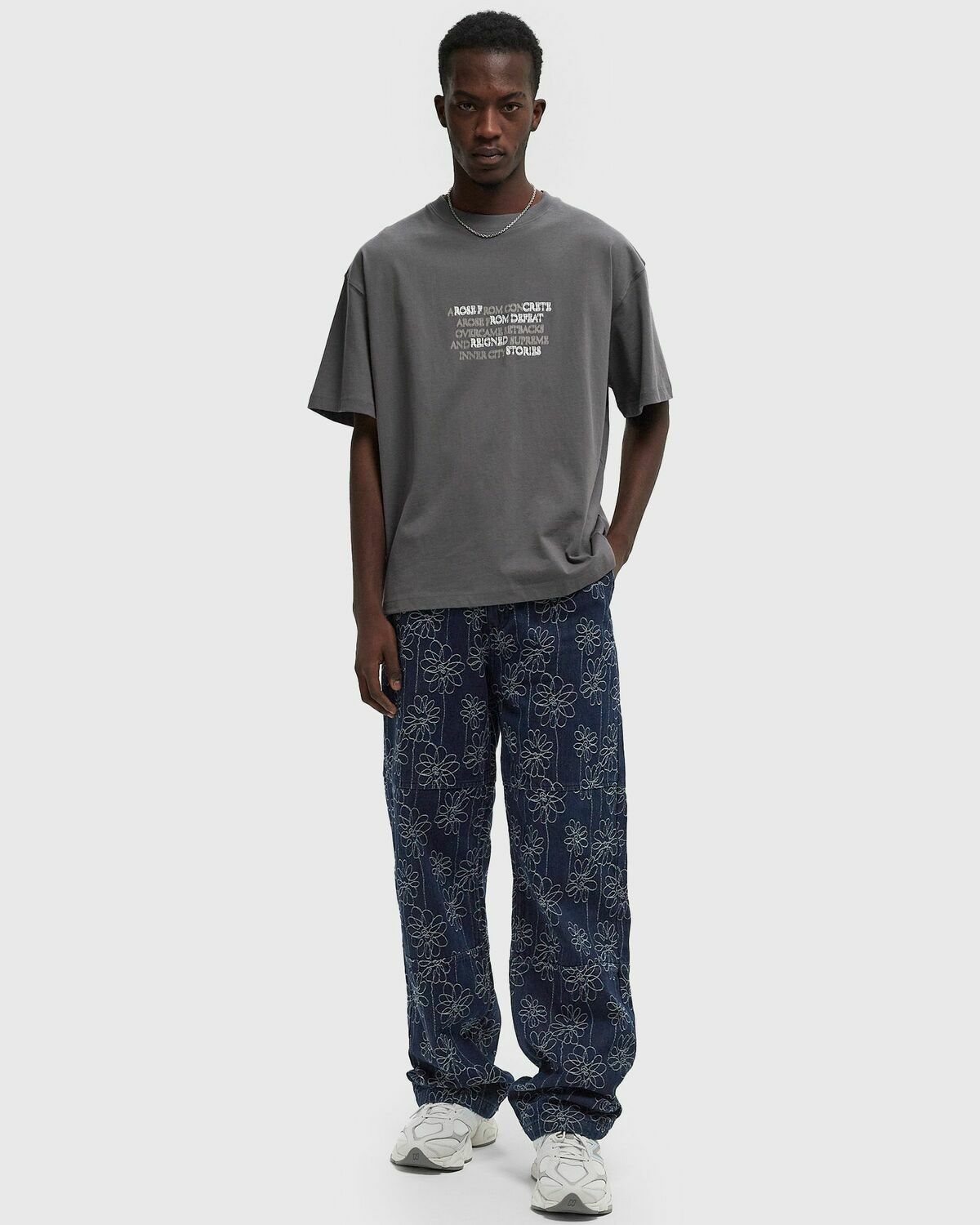 Honor The Gift ROSE HTG TEE Grey Mens Shortsleefe
