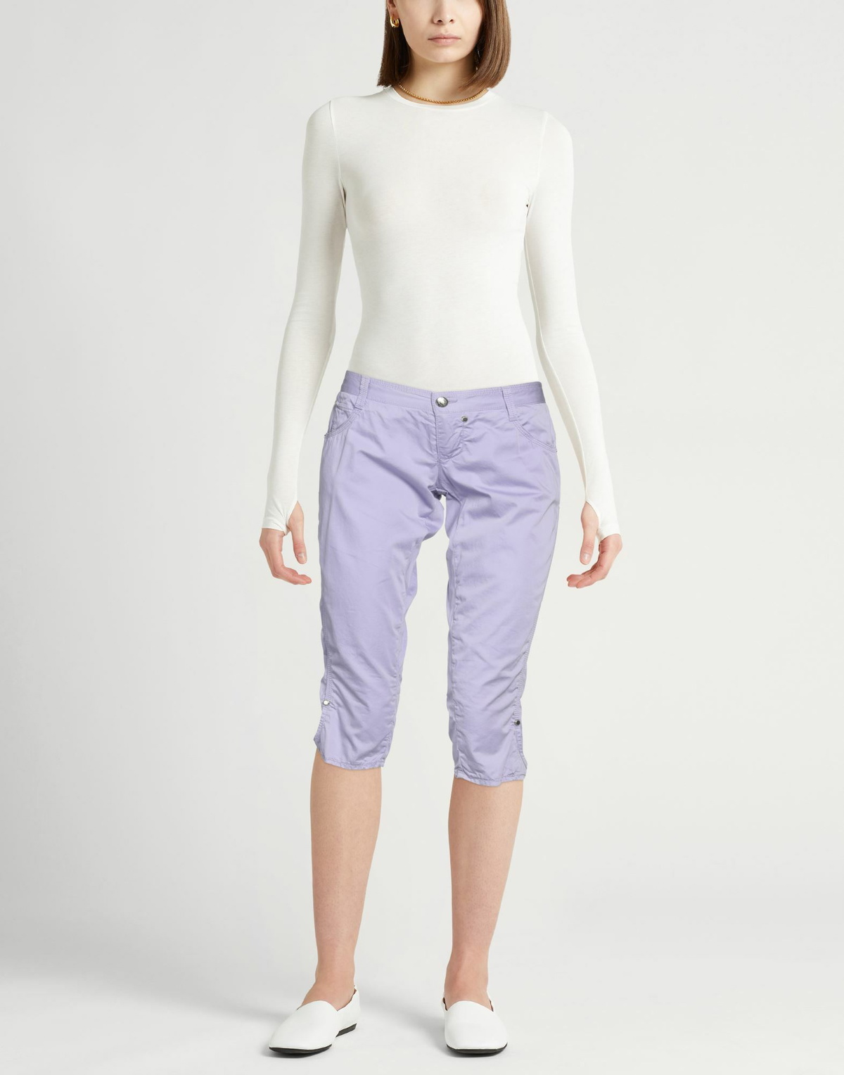 Ermanno Scervino Womens Pants Lilac
