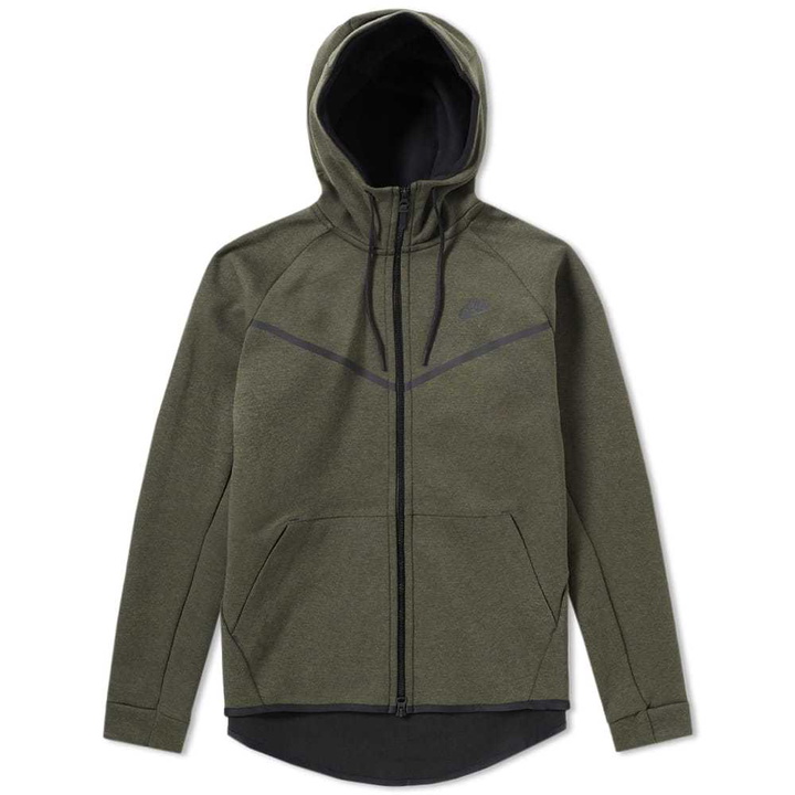 Photo: Nike Tech Fleece Windrunner Green