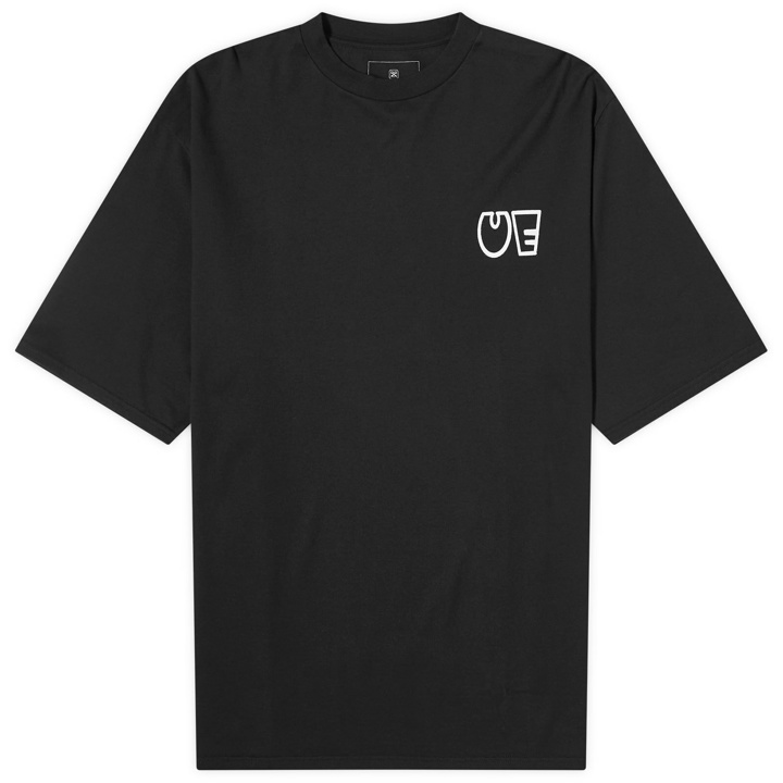 Photo: Uniform Experiment Men's Star Baggy T-Shirt in Black