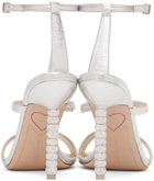 Sophia Webster Silver Rosalind Heeled Sandals