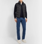 Canali - Stretch Cotton and Cashmere-Blend Jeans - Mid denim