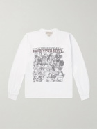 Remi Relief - Printed Cotton-Jersey T-Shirt - White