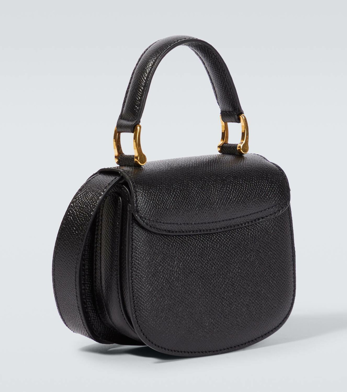 Ami Paris Paris Paris leather crossbody bag AMI