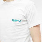 KAVU Men's True Outdoor T-Shirt in Snow White
