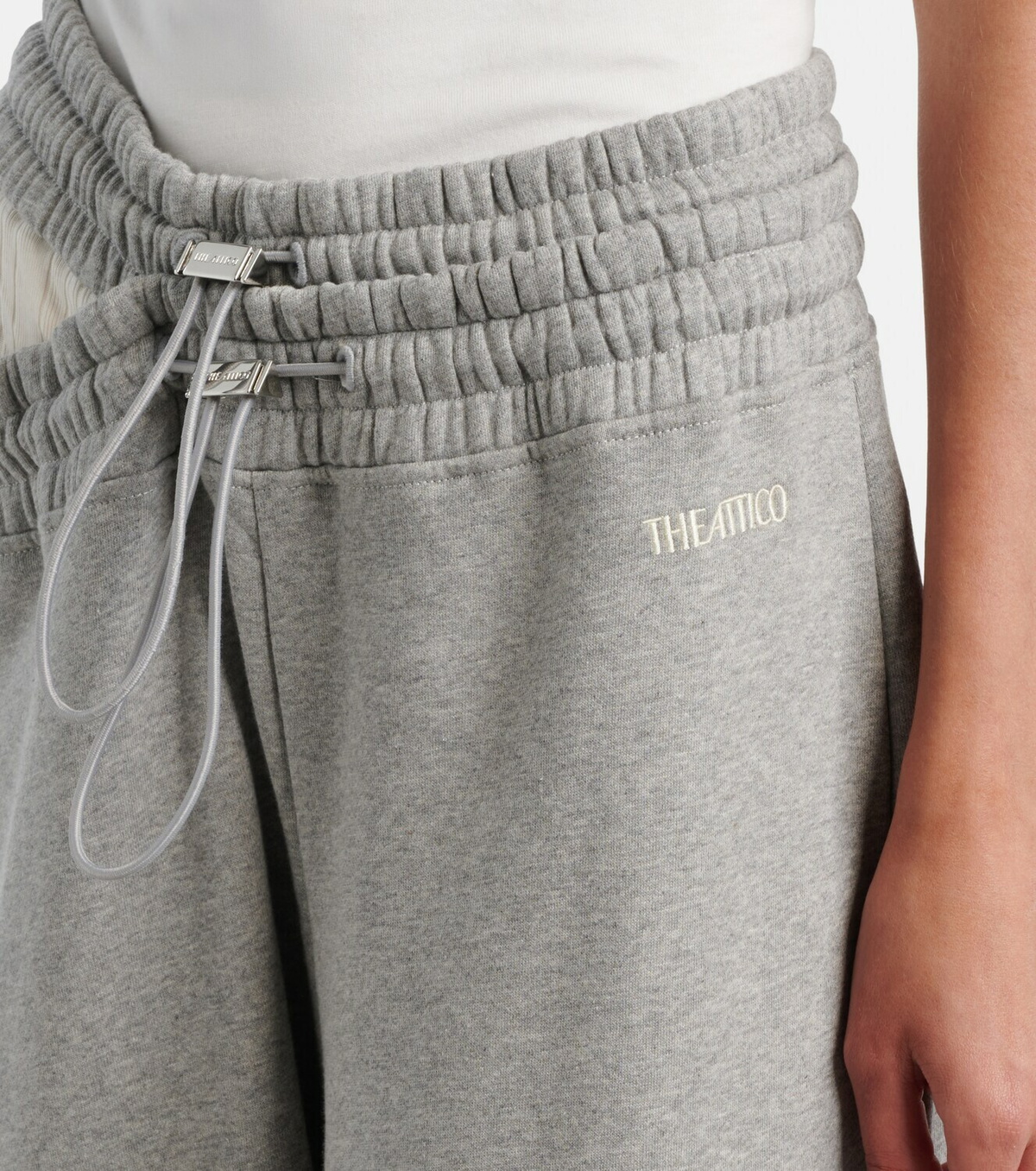The Attico Cotton jersey sweatpants