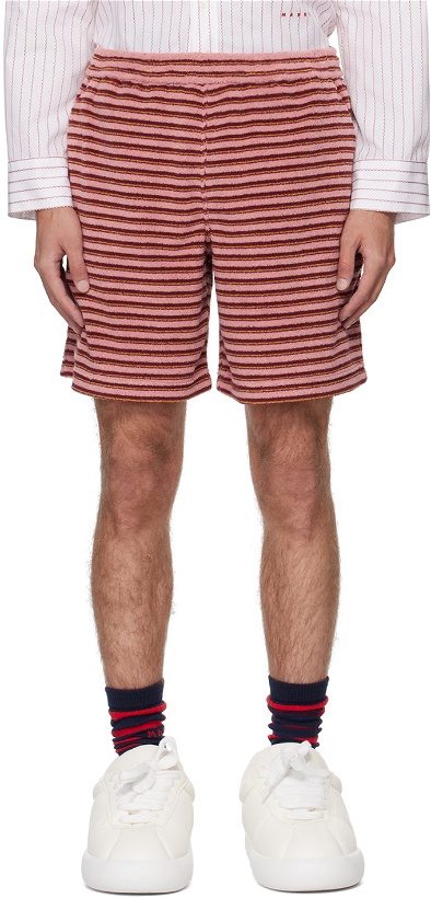 Photo: Marni Pink Striped Shorts