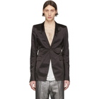 Rick Owens Black Extreme Soft Blazer