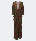 Johanna Ortiz Printed georgette kaftan