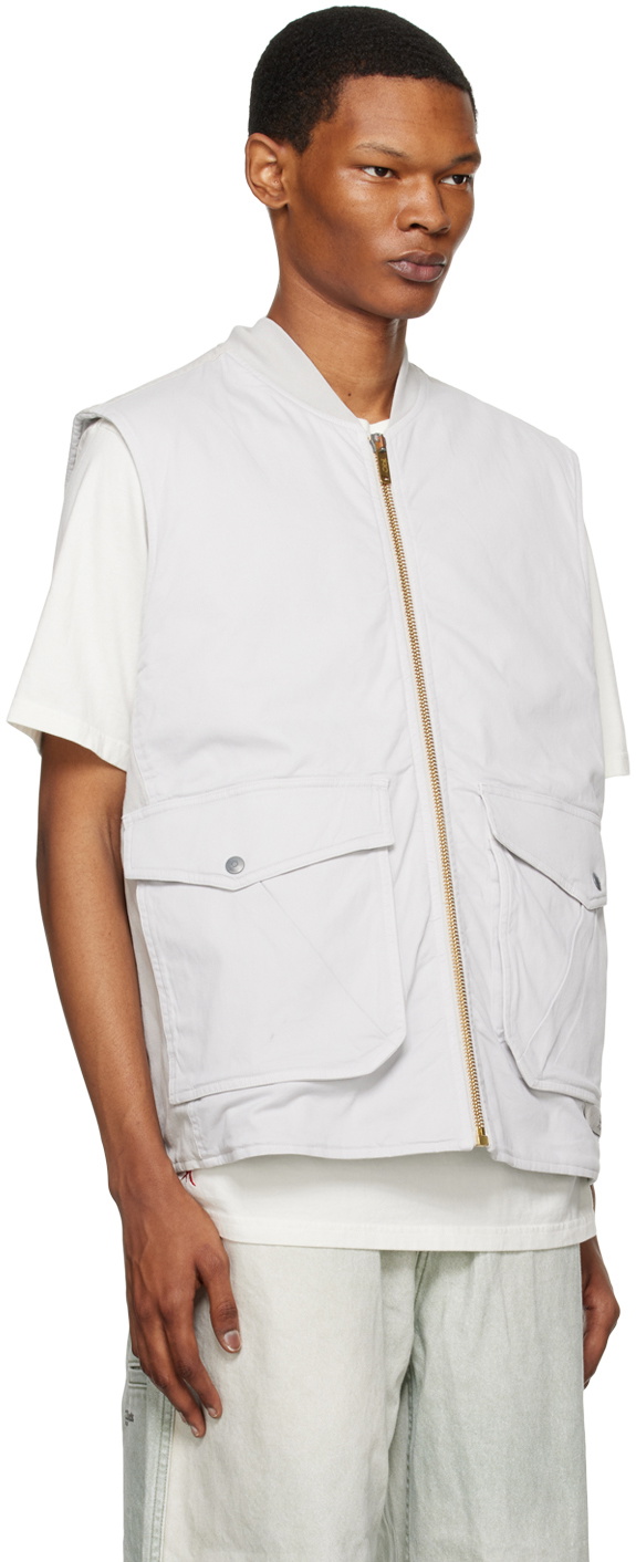 Objects IV Life Gray Cargo Vest
