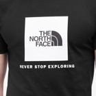 The North Face Men's Raglan Redbox T-Shirt in Tnf Black/Tnf White