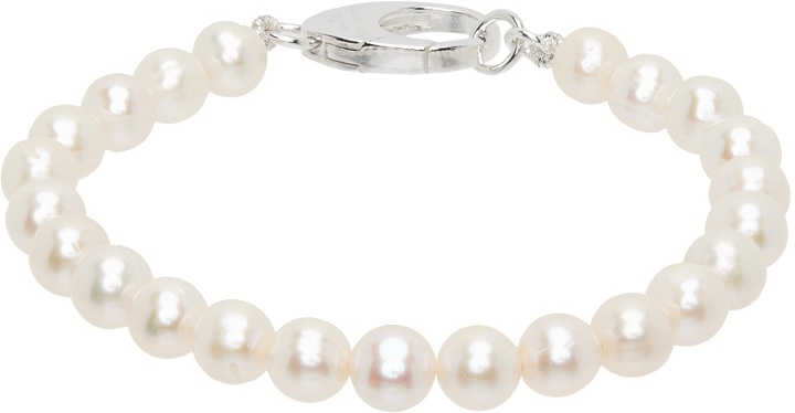 Photo: Hatton Labs White Classic Pearl Bracelet