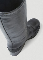 Round Toe Boots in Black