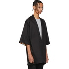 Naked and Famous Denim SSENSE Exclusive Black Haori Shirt