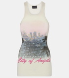 Balenciaga City of Angels cotton tank top