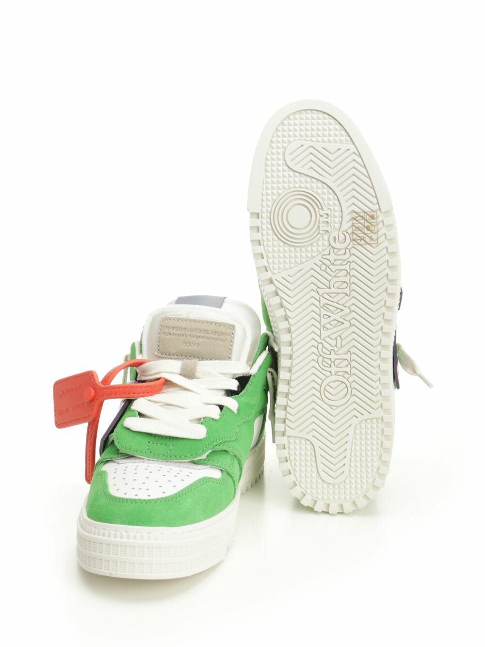 【送料&関税込】Off-White Floating Arrow Sneakers Off-White Floating Arrow Sneakers | Green | FARFETCH