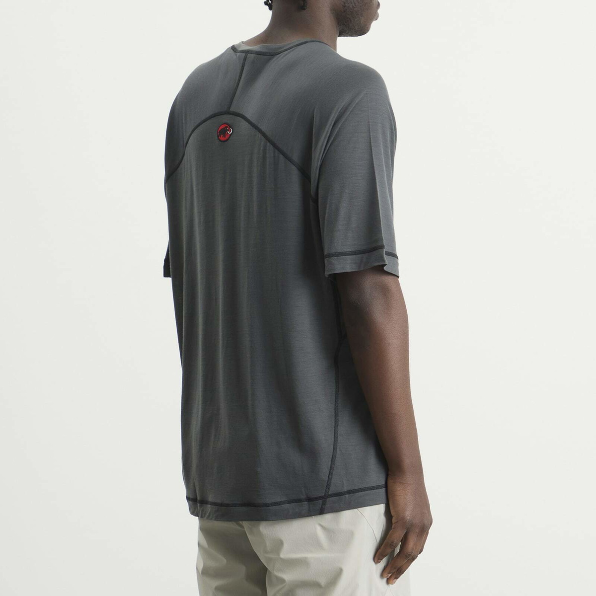 Hiking Patrol Men's x Mammut Tree Wool FL T-Shirt in Gabbro