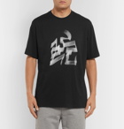 Vetements - Printed Cotton-Jersey T-Shirt - Men - Black