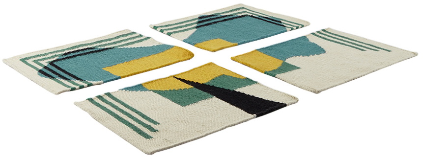 Ugly Rugly Multicolor Lunette Placemat Set