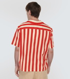 Bode Valance striped cotton shirt