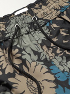 PAUL SMITH - Floral-Print Recycled Mid-Length Swim Shorts - Multi