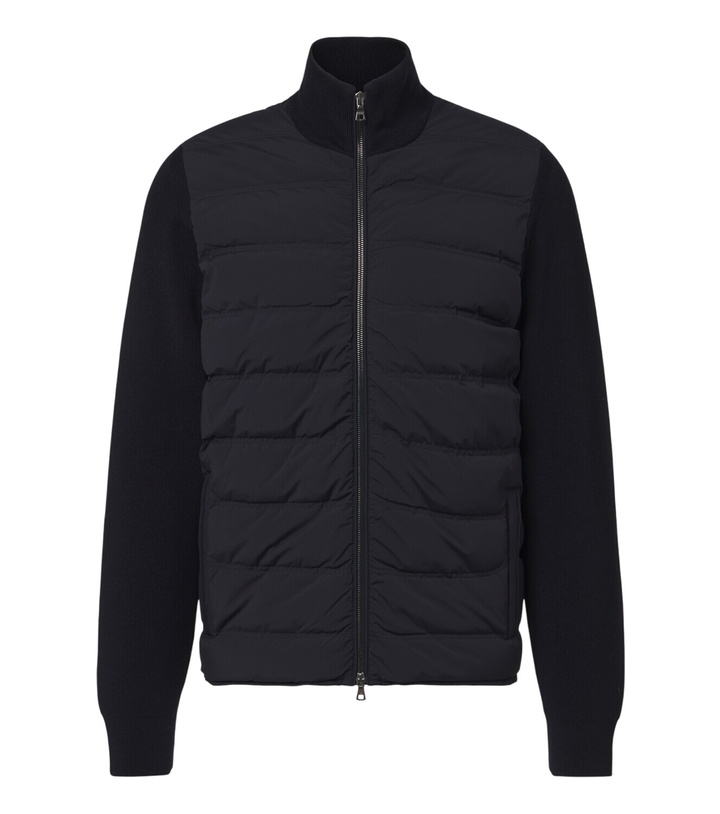 Photo: Orlebar Brown Terrence III down-paneled wool cardigan