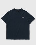 A.P.C. JERSEY BIOLOGIQUE Blue Mens Shortsleefe
